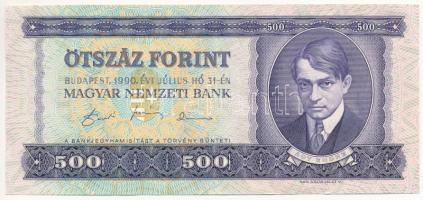 1990. 500Ft T:II szép, ropogós papír Adamo F43