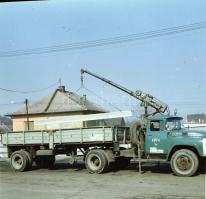 1972 Az ÉPFU vállalat speciális teherautói, 8 db szabadon felhasználható vintage negatív, 6x7 cm