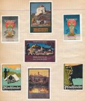 Reklámbélyeg gyűjtemény az 1910-es évekből, 1.690 különféle magyar, Monarchia-beli és német reklámbé...