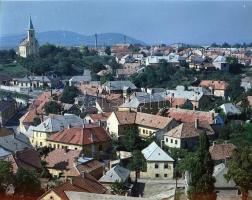 1967 Veszprém, professzionális város felvételek, 9 db szabadon felhasználható vintage negatív, 6x8 cm
