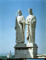 1967 Veszprém, professzionális város felvételek, 9 db szabadon felhasználható vintage negatív, 6x8 c...