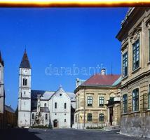 1967 Veszprém, professzionális város felvételek, 9 db szabadon felhasználható vintage negatív, 6x8 c...