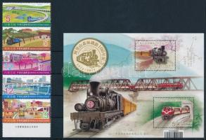 2006-2014 Railway 3 sets + 3 blocks 2006-2014 Vasút motívum 3 klf sor + 3 klf blokk