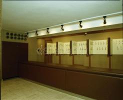 1984 Budapest, Mátra mozi belső felvételei, 11 db szabadon felhasználható negatív, 6x7 cm