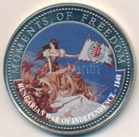 Libéria 2001. 10$ "Szabadság pillanatai- Magyar Szabadságharc 1848-49." multicolor T:PP Liberia 2001. 10 Dollars "Moments of Freedom - Hungarian War of Independence 1848-49" multicolor C:PP