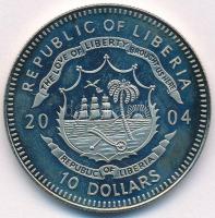 Libéria 2004. 10$ "Szabadság pillanatai - Az algériai függetlenségi háború 1954" multicolo...