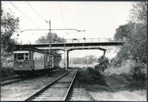 cca 1978 Budapest, 41-es villamos, vintage fotó, 9x13 cm