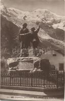 Chamonix, Monument de Saussure, Mont Blanc