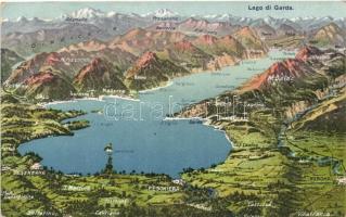 Lago di Garda, map