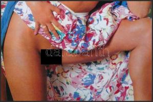 cca 1980 Női egyéniségek, 4 db erotikus fénykép, korabeli negatívokról készült mai nagyítások, 10x15...