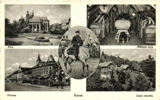 Kassa, Kosice; Dóm, Fő utca, Lajos menedékház, Rákóczi sírja, Horthy Miklós / dome, main street, rest house, tomb of Rákóczi (EK)