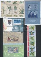 2000-2010 6 blocks and stamp-booklet sheet, 2000-2010 6 klf blokk ill. bélyegfüzetlap
