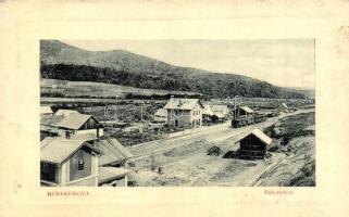 Rimakokova, Kokava nad Rimavicou; vasútállomás, vonat, W. L. Bp. 4780., kiadja Pollák Márkus / railway station, train (EK)
