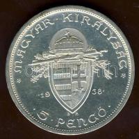 1938. 5P Ag "Szt.István" T:1/2