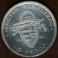 1938. 5P Ag "Szt.István" T:1/2