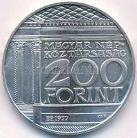 1977. 200Ft Ag "Nemzeti Múzeum" T:BU 
Adamo EM55
