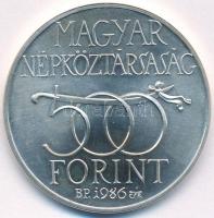 1986. 500Ft Ag "Budavár visszavétel 1686" T:BU Adamo EM97