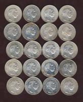 1915. 1K Ag (20x) T:1(többsége), 1/2