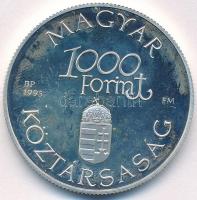 1995. 1000Ft Ag "Régi dunai hajók III - Hableány" T:PP ujjlenyomat
Adamo EM139