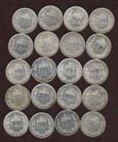 1915. 1K Ag (20x) T:1(többsége), 1/2