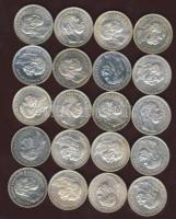 1915. 1K Ag (20x) T:1(többsége), 1/2