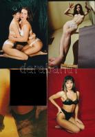 cca 1985 Modellválogatás, finoman erotikus képek, 33 db korabeli negatívról készült mai nagyítás, 9x...