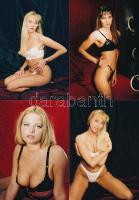 cca 1985 Modellválogatás, finoman erotikus képek, 33 db korabeli negatívról készült mai nagyítás, 9x...