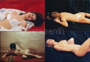 cca 1985 Modellválogatás, finoman erotikus képek, 33 db korabeli negatívról készült mai nagyítás, 9x...