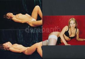 cca 1985 Modellválogatás, finoman erotikus képek, 33 db korabeli negatívról készült mai nagyítás, 9x...