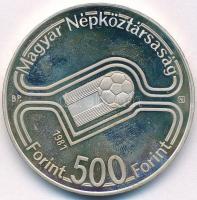 1981. 500Ft Ag "Labdarúgó VB-3 játékos" T:PP ujjlenyomat, felületi karc
Adamo EM64