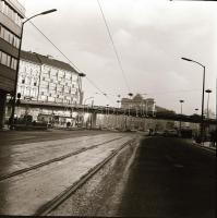 cca 1969 Budapest, Baross téri felüljáró felvételei, 12 db negatív, 6x6 cm