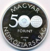 1986. 500Ft Ag "Labdarúgó Világbajnokság - Mexikó 1986" T:PP ujjlenyomat
Adamo EM95