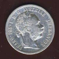 Ausztria 1879. 1Fl Ag T:2/2-