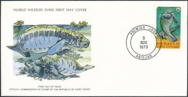 1979 WWF: Fóka bélyeg Mi 622 FDC-n