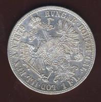 Ausztria 1879. 1Fl Ag T:2/2-