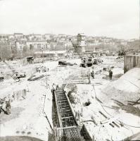 1961-1962 Déli pályaudvar átalakítása, 18 db vintage negatív, 6x6 cm