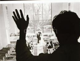 ,,Diploma előtt" című film állóképei, 26 db negatív, ezekről készültek a mozik előcsarnokában k...