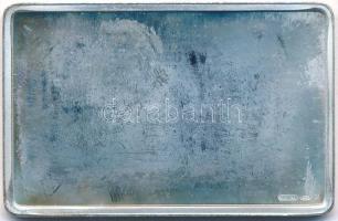 DN "Paris" jelzett Ag plakett, tanúsítvánnyal (26,2g/0.925/50x32mm) T:2 (PP)