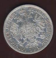 Ausztria 1891. 1Fl Ag T:3+