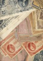 Hagyatékból származó orosz cári/korai szovjet 1930-as évekig bankjegy tétel, több mint 1000db, vegyes minőségben!