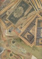 Hagyatékból származó orosz cári/korai szovjet 1930-as évekig bankjegy tétel, több mint 1000db, vegye...