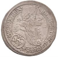 Ausztria 1695I-A 15kr Ag I. Lipót Graz (5,44g) T:2,2- Austria 1695I-A 15 Kreuzer Leopold I Graz (5,44g) C:XF,VF