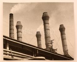 cca 1971 Csepeli Vasmű, TV fotó Varga Zoltán felvétele, 27x31 cm