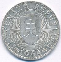 Szlovákia 1944. 10K Ag "Templom kereszt nélkül" T:2 karc Slovakia 1944. 10 Korun Ag "...