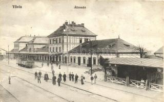Tövis, Teius; vasútállomás / railway station (EK)