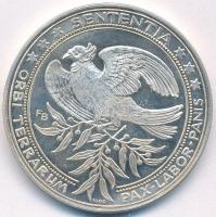 NSZK DN "Präsident - USA John F. Kennedy" jelzetlen Ag emlékérem (24,89g/40mm) T:2
FRG ND...