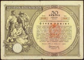 1953. IV.Békekölcsön 50Ft