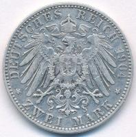 Német Birodalom / Bajorország 1904D 2M Ag "Ottó" T:2,2-
German Empire / Bavaria 1904D 2 M...