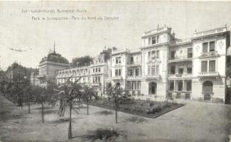 Budapest II. Szent Lukács fürdő, Budapest-Buda Park a Duna-partno