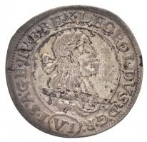 1672K-B 6kr Ag I. Lipót Körmöcbánya (3,14g) T:2,2-   Hungary 1672K-B 6 Kreuzer Ag Leopold I Kremnitz (3,14g) C:XF,VF Huszár: 1450., Unger II.: 1072.